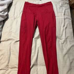Red Victoria Secret Leggings